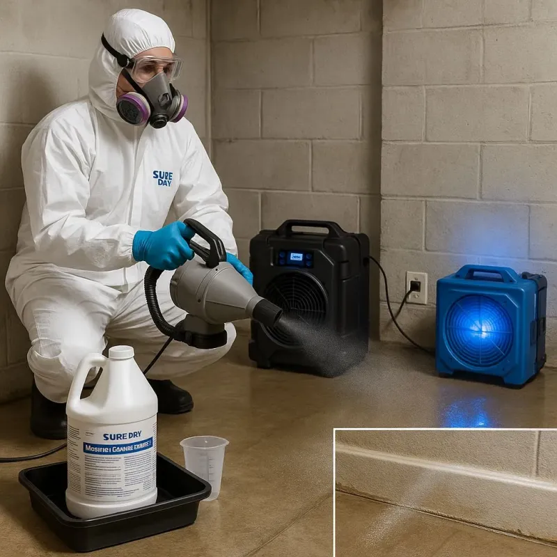 Sanitization and Odor Removal process in Cavetown, MD